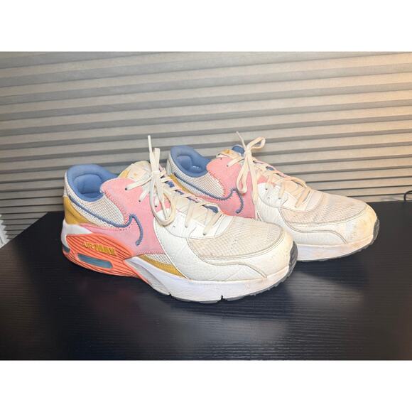 Nike Air Max Excee Mens’s Sneakers Pink Blue Yellow White Running Shoes Size 11